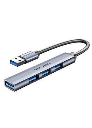 Концентратор vention usb 3.0 to 1xusb 3.0 + 3xusb 2.0 0.15m gray (ckohb)
