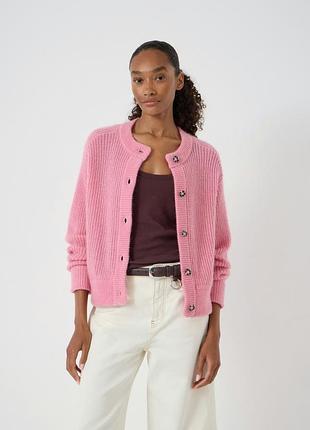 Тепленький рожевий кардиган primark
