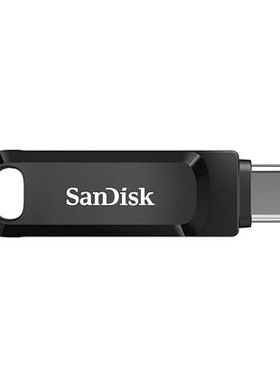 Usb флэш накопитель sandisk 128gb ultra dual drive go usb 3.1/type c (sddc3-128g-g46)