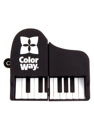 Usb флэш накопитель colorway piano 32 gb 3.0 black (cw-usbpo32)