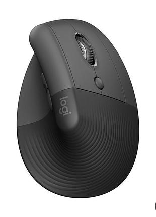 Мишка logitech lift vertical ergonomic wireless/bluetooth graphite (910-006473)
