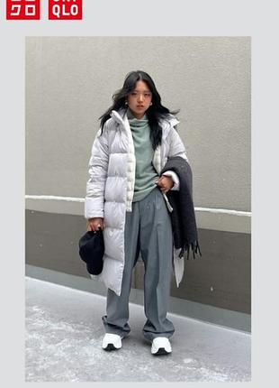 Зимовий пуховик seamless down uniqlo