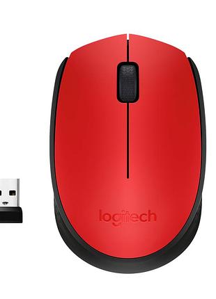 Мишка logitech m171 red (910-004641)