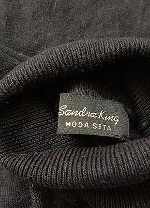 Женская кофта гольф водолазка шелк гг s/m sandra king moda seta 7