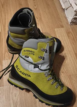 Scarpa summit light, горные ботинки для восхождений, под кошки, 25,5 см, 38,5 размер 6