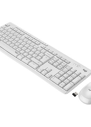 Комплект logitech mk295 silent ua off-white (920-009824)