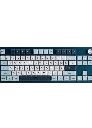 Клавиатура montech freedom mk87fr tkl fr usb ua gray (mk87fr)