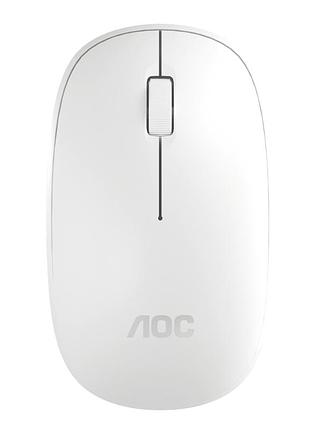 Мишка aoc ms200w wireless white (ms200w/la)