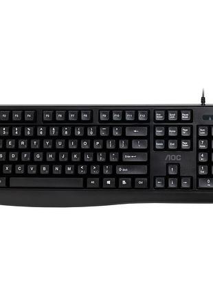 Клавиатура aoc kb120b usb ua black (kb120b/97)