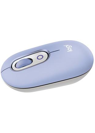 Мишка logitech pop mouse with emoji bluetooth lilac (910-007414)