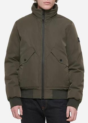 Тепла чоловіча куртка парка tommy hilfiger flex performance zip-front bomber jacket