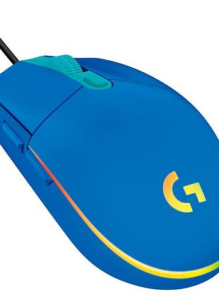 Мишка logitech g102 lightsync usb blue (910-005801)