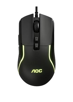 Мишка aoc gm170b led usb black (gm170b/la)