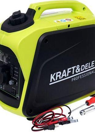 Инверторный бензогенератор 12v 230v 1800 вт kraft&dele kd680