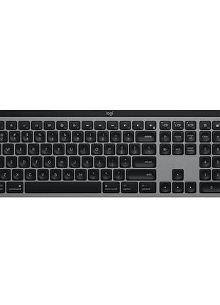 Клавіатура logitech mx keys s для mac bluetooth/wireless ua space grey (920-011637)