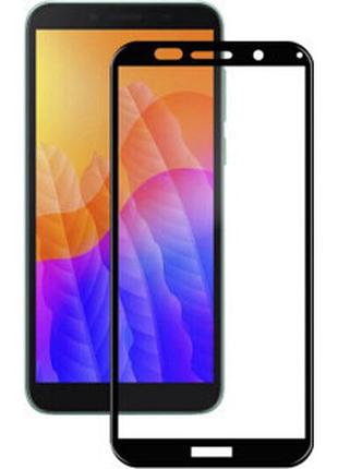 Защитное стекло full glue для huawei y5p черное