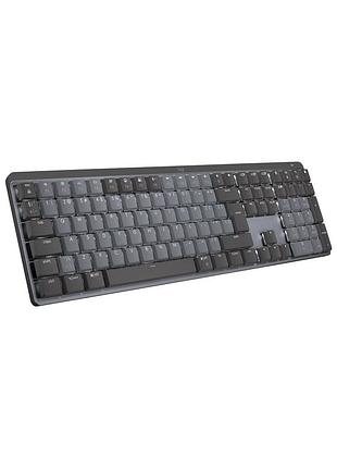 Клавіатура logitech mx mechanical wireless illuminated performance graphite (920-010757)
