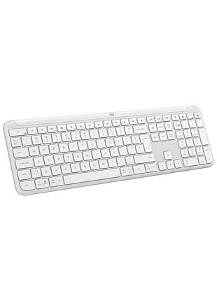 Клавіатура logitech k950 bluetooth/wireless ua off-white (920-012466)