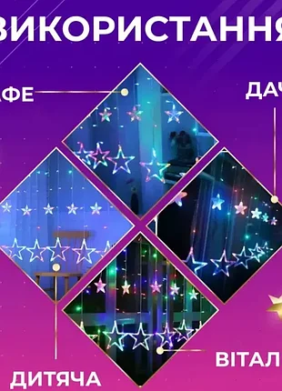 Гірлянда 3*0,9 метрів 10 фігур 2