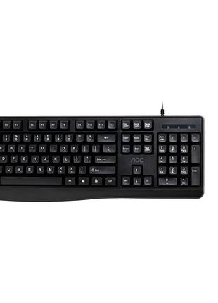 Комплект aoc km170b usb ua black (km170b/97)