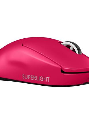 Мишка logitech g pro x superlight 2 lightspeed wireless magenta (910-006797)