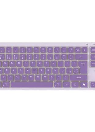 Клавіатура canyon ontype 10 tkl mechanical silent low-profile usb ua violet (cns-hkb10v)