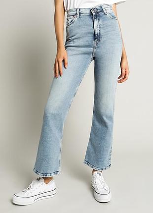 Блакитні джинси кльош tommy jeans оригінал