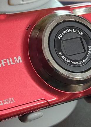 Fujifilm finepix jv310 14mp червоний стильний компактний цифровий фотоапарат