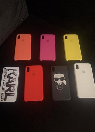 Чохол на iphone xs max, silicone case 2