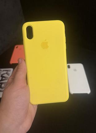 Чохол на iphone xs max, silicone case 5