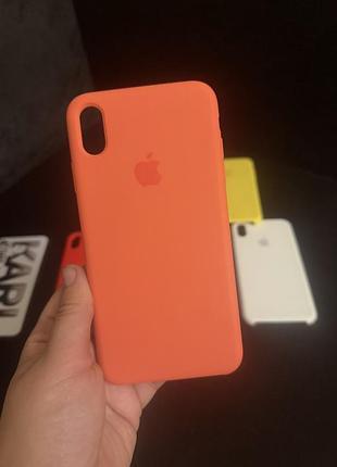 Чохол на iphone xs max, silicone case 6