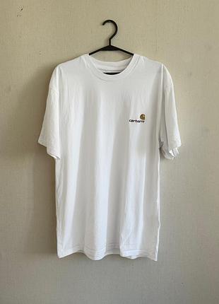Футболка carhartt wip american script y2k basic skate