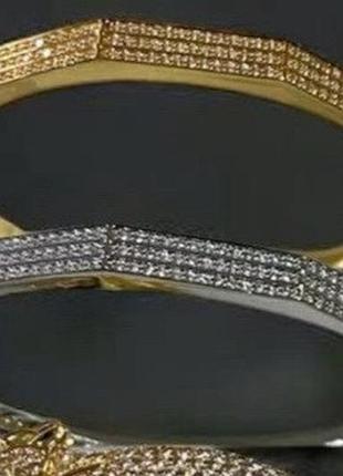 Браслет із пантерою 18 см із медичного золота stainless steel