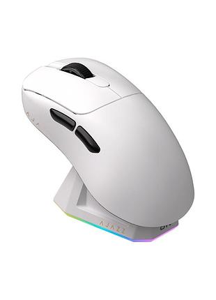 Мишка ajazz aj179pro wireless/bluetooth/usb charging dock white (aj179-pro-w)