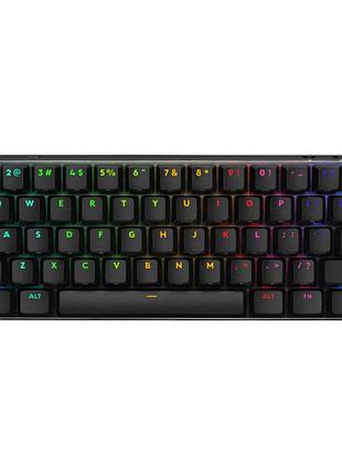 Клавіатура logitech g pro x 60 lightspeed gx tactile wireless/bluetooth ua black (920-011911)