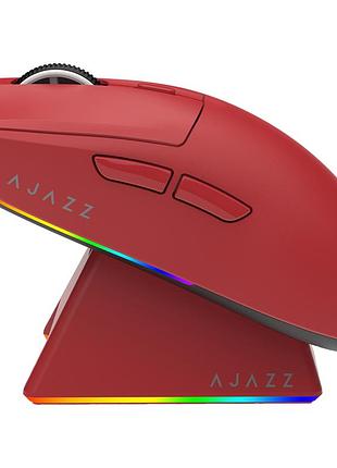 Мишка ajazz aj139 v2 mc wireless/bluetooth/usb red (aj139-v2-mc-r)
