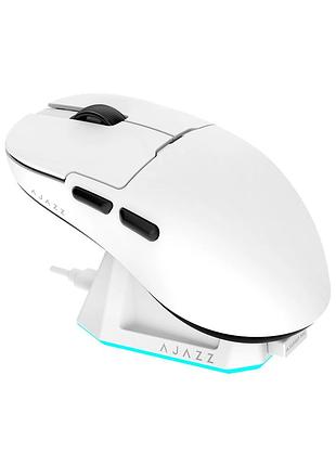 Мишка ajazz aj159p mc wireless/bluetooth/usb charging dock white (aj159p-mc-w)