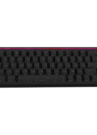 Клавиатура ajazz nk68 red switch usb ua black (nk68-r-s-b)