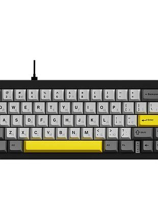Клавиатура ajazz ak650 moon yellow switch usb ua black/grey/yellow (ak650-my-gwy)