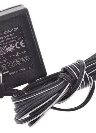 Блок живлення ac/dc adaptor sa35-28-1 (адаптер ac/dc 7.5v-300ma 2.25va) 3,5x1,2 mm 3м.