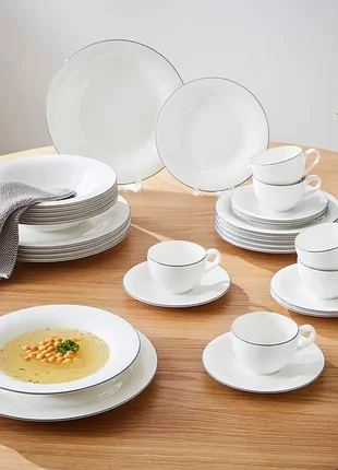 Набір посуду villeroy & boch grey lines, 30 предметів