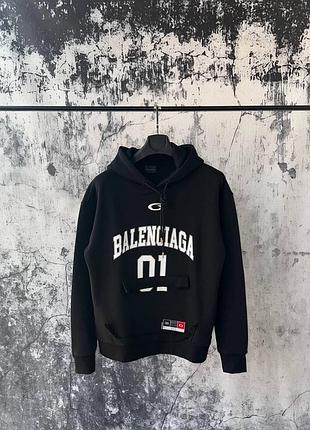 Чоловіче худі balenciaga в чорному кольорі