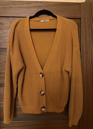 Кардиган жіночий lc waikiki гірчичний, розмір xl, акрил