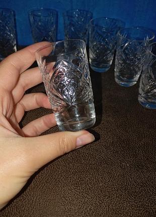 Продам хрустальные рюмки лотом 2