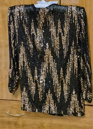 Розкішна блуза zara/l 3