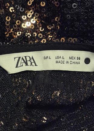 Розкішна блуза zara/l 5