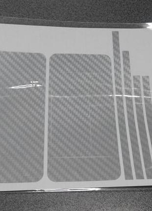 Плівка скін карбон carbon сіра на iphone 4/4s