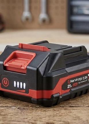Акумулятор narva psv 2.0a 21v li-ion 2ah елементи 5c посадка makita