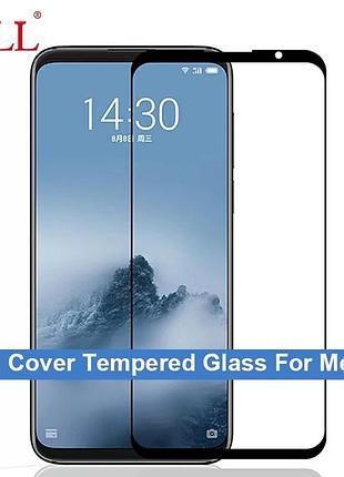 Загартоване скло для meizu 16 прозоро-чорне