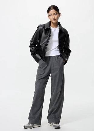 Фланелева штани брюки uniqlo flannel trousers
